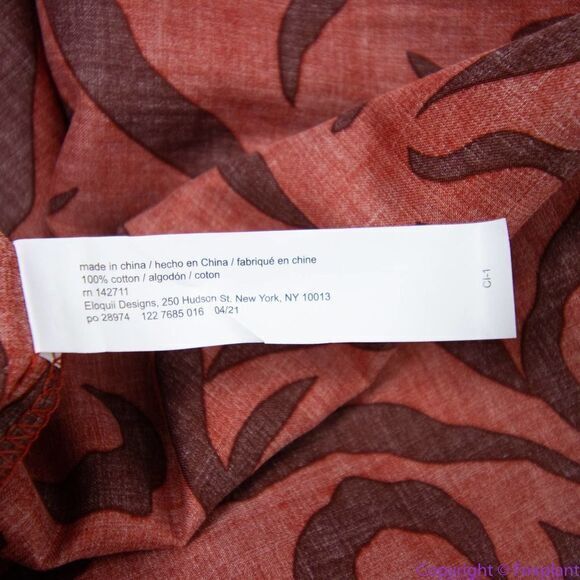 NEW Eloquii Tie Front‎ animal Printed Midi Dress, women's plus size 22 - Picture 12 of 16